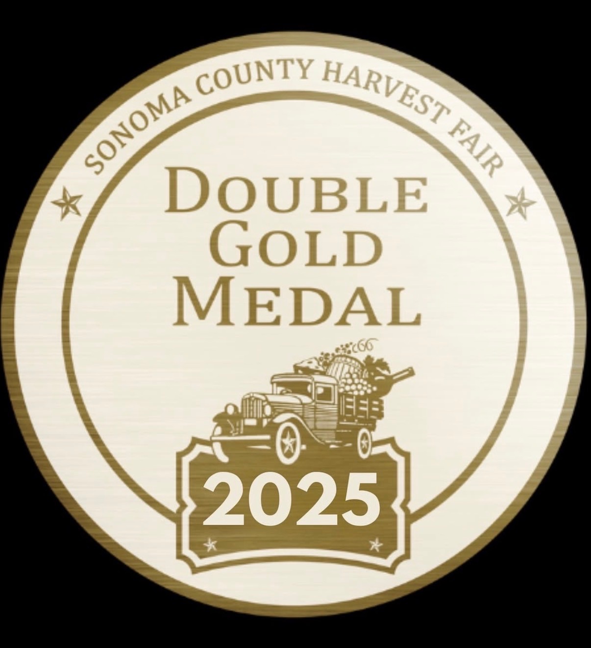 2025 Sonoma County Harvest Fair Double Gold Medal